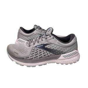 Brooks Adrenaline GTS 21 Women’s Gray Running Shoes Athletic Sneakers Size 9.5 B